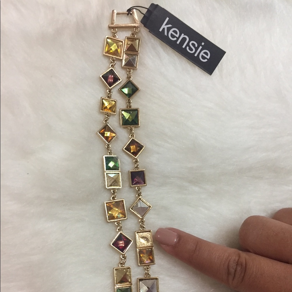 Kensie Naughty and Nice Pyramid Flex Bracelet - Picture 3 of 3